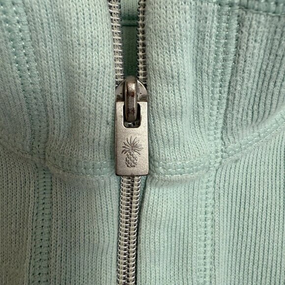 Tommy Bahama Sweater Womens Small 1/4 Zip Long Sleeve Pullover Ladies Mint - Picture 4 of 10